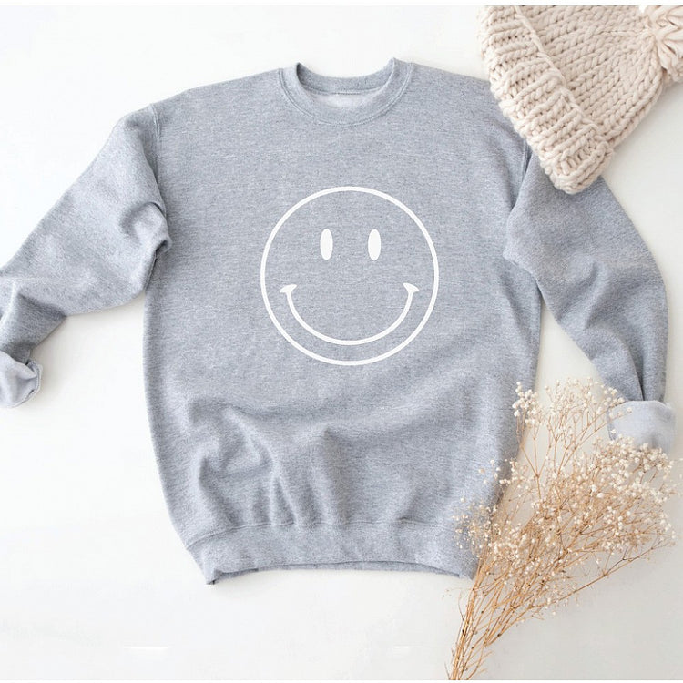 SMILEY FACE SWEATSHIRT