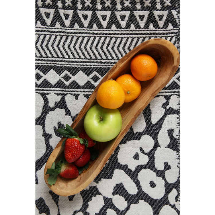 Olive Wood- Rustic Bread Bowl 15"