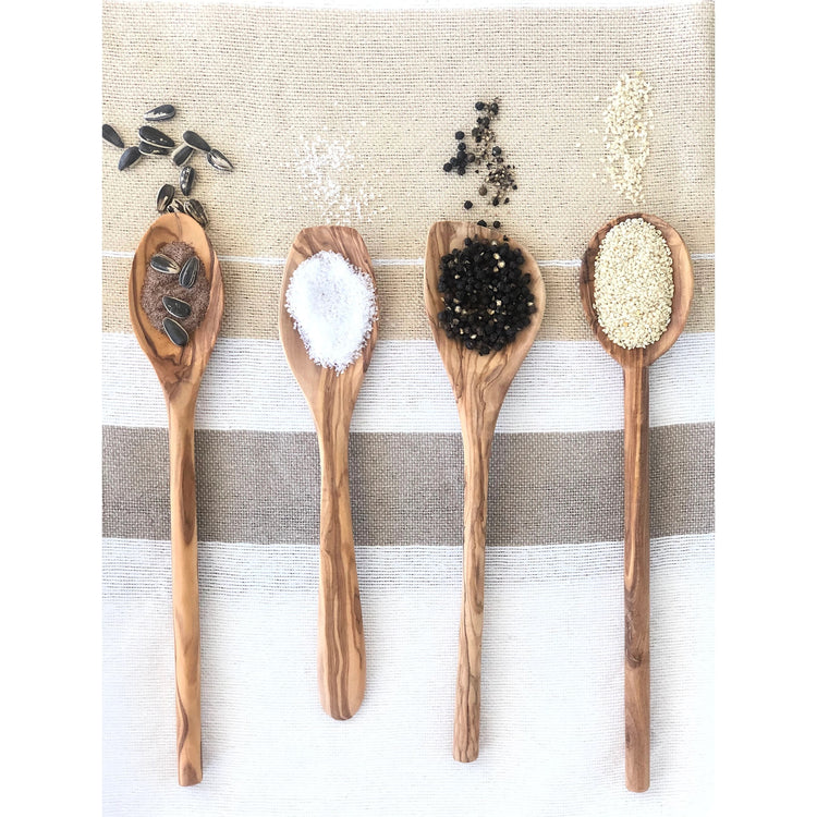 Olive Wood- Serving Spoons - Set of 4