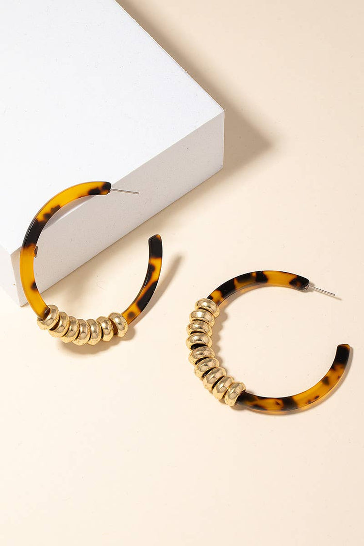 Acetate Hoop Earrings