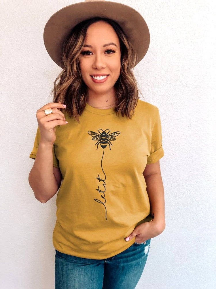 Let it Bee Shirt - Cute Bee Shirt