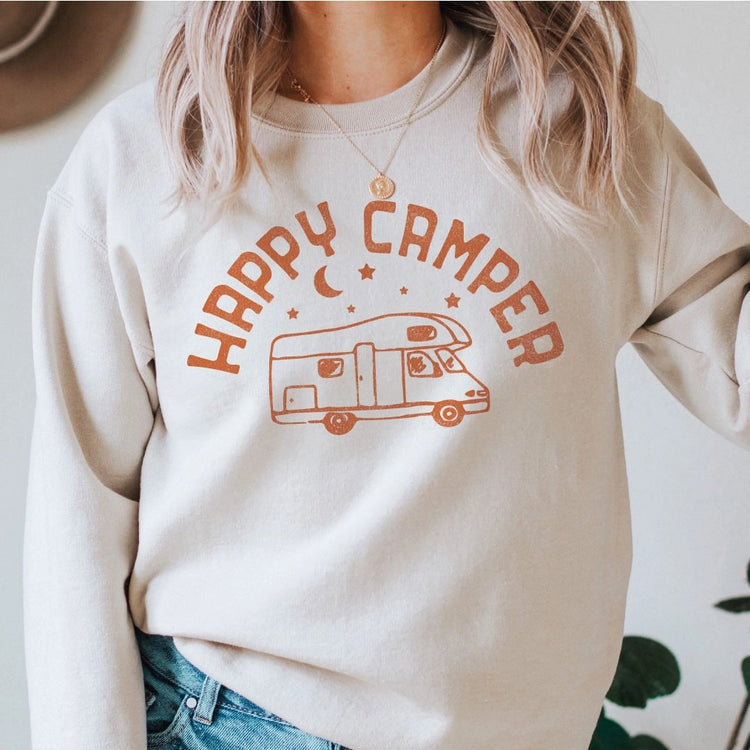 Happy Camper Graphic Crewneck