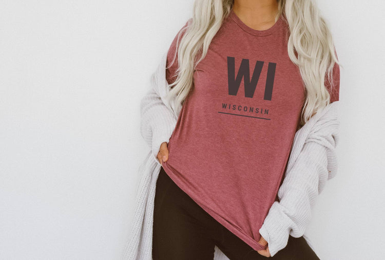 WI Wisconsin Tee