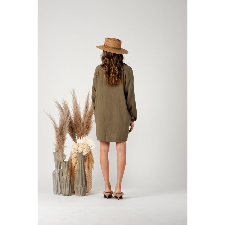 Keres Tunic Top- Olive